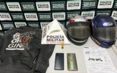 roubo-de-caminhonete-em-igaratinga-termina-com-perseguicao,-assaltante-baleado-e-tres-presos